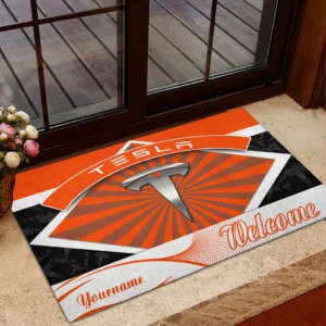 Eco-Friendly Car Doormat, All Over Print Doormat For Car Lovers CAR190 - Orange