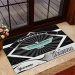 Timeless Classic Vehicle Doormat, All Over Print Doormat For Car Lovers CAR190 - Black