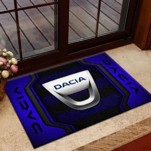 Dynamictrac Systems Doormat, All Over Print Doormat For Car Owners CAR197 - Blue