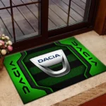 Dynamictrac Systems Doormat, Automotive Logo Style Floor Mat CAR197 - Green