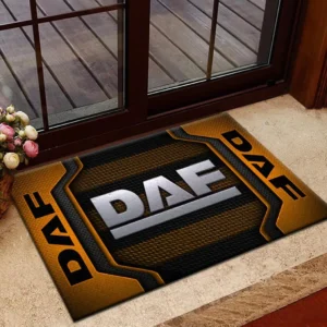 Cargo Hauler Doormat, Automotive Logo Style Floor Mat CAR197 - Orange