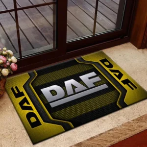 Freight Truck Doormat, All Over Print Doormat For Car Fans CAR197 - Yellow