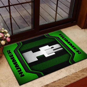 Adventure-Ready Vehicle Doormat, All Over Print Doormat For Car Lovers CAR197 - Green