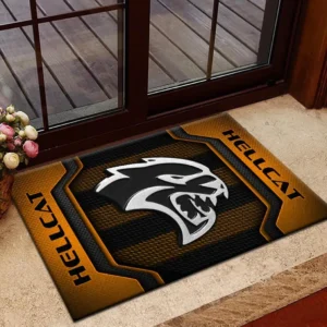 Maximum Power Muscle Car Doormat, All Over Print Doormat For Car Lovers CAR197 - Orange
