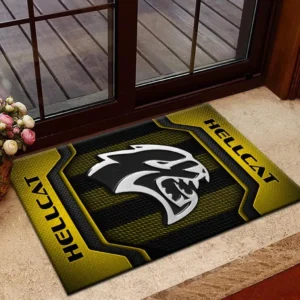 Horsepower Monster Doormat, All Over Print Doormat For Car Fans CAR197 - Yellow