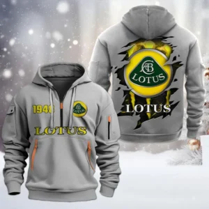 Precision Handling Car Hoodie Half Zipper, All Over Print Hoodie Gift For Precision Handling Car Enthusiasts CAR198 - Gray