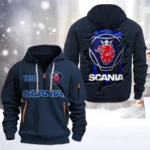 Exclusive Logo Hoodie Half Zipper For Long Haul Legend Enthusiasts, Gift For Long Haul Legend Fans CAR198 - Navy