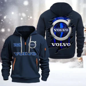 Exclusive Logo Hoodie Half Zipper For Durable Auto Enthusiasts, Gift For Durable Auto Fans CAR198 - Navy