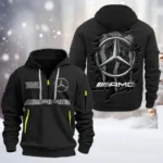 Timeless Convertible Hoodie Half Zipper, Exclusive Logo Hoodie For Timeless Convertible Enthusiasts CAR198 - Black