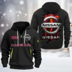 Mid-Size Sedan Hoodie Half Zipper, Exclusive Logo Hoodie For Mid-Size Sedan Enthusiasts CAR198 - Black
