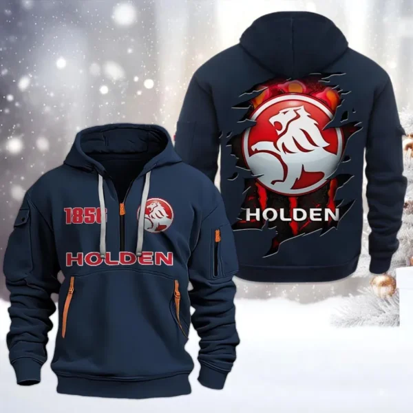 Everyday Auto Hoodie Half Zipper, All Over Print Hoodie Gift For Everyday Auto Enthusiasts CAR198 - Navy
