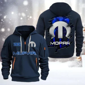 High-Performance Mods Hoodie Half Zipper, All Over Print Hoodie Gift For High-Performance Mods Enthusiasts CAR198 - Navy