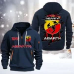 Hoodie Half Zipper Exclusive Logo Gift For Compact Sports Car Enthusiasts CAR198 - Navy