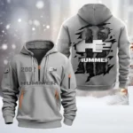 Hoodie Half Zipper Exclusive Logo Gift For Expedition SU Enthusiasts CAR198 - Gray