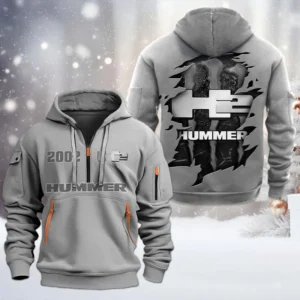Hoodie Half Zipper Exclusive Logo Gift For Expedition SU Enthusiasts CAR198 - Gray