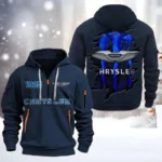 Hoodie Half Zipper Exclusive Logo Gift For Crossover Vehicle Enthusiasts CAR198 - Navy