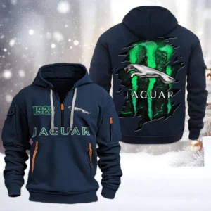 Hoodie Half Zipper Exclusive Logo Gift For Premium Off-Road Auto Enthusiasts CAR198 - Navy
