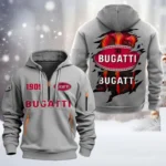 Elite Roadster Hoodie Half Zipper, All Over Print Hoodie Gift For Elite Roadster Enthusiasts CAR198 - Gray