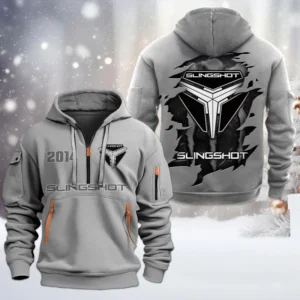 Hoodie Half Zipper Exclusive Logo Gift For Reverse Trike Enthusiasts CAR198 - Gray