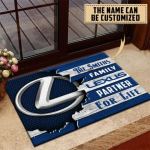 Grand Touring Auto Doormat, Automotive Logo Style Floor Mat CAR199 - Blue