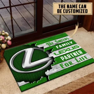 Luxury Car Doormat, All Over Print Doormat For Car Fans CAR199 - Green