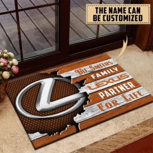 Prestige Sedan Doormat, Automotive Logo Style Floor Mat CAR199 - Orange