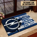 Family Vehicle Doormat, All Over Print Doormat For Car Lovers CAR199 - Blue