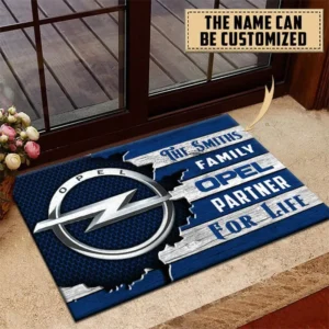 Family Vehicle Doormat, All Over Print Doormat For Car Lovers CAR199 - Blue