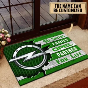 Affordable Automobile Doormat, All Over Print Doormat For Car Lovers CAR199 - Green