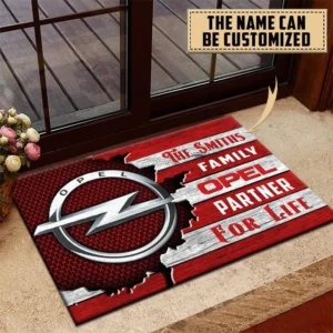 German Compact Car Doormat, All Over Print Doormat For Car Lovers CAR199 - Red