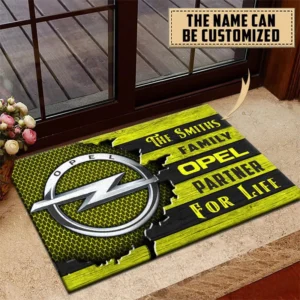 Affordable Automobile Doormat, All Over Print Doormat For Car Lovers CAR199 - Yellow