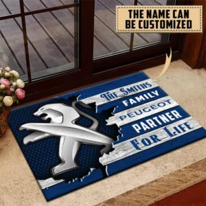 Mid-Size Car Doormat, All Over Print Doormat For Car Owners CAR199 - Blue