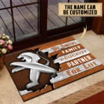 Commuter Vehicle Doormat, Durable Auto-Inspired Rug for Garage or Home Entry CAR199 - Orange