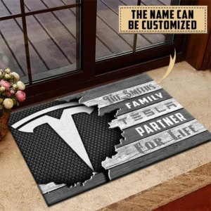 High-Tech Auto Doormat, All Over Print Doormat For Car Lovers CAR199 - Gray