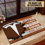 Eco-Friendly Car Doormat, Durable Auto-Inspired Rug for Garage or Home Entry CAR199 - Orange