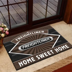 Big Rig Doormat, Durable Auto-Inspired Rug for Garage or Home Entry CAR303 - Brown