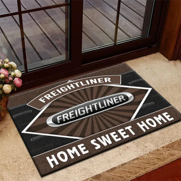 Big Rig Doormat, Durable Auto-Inspired Rug for Garage or Home Entry CAR303 - Brown