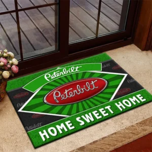 Industrial Vehicle Doormat, Automotive Logo Style Floor Mat CAR303 - Green