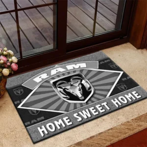 American Work Truck Doormat, All Over Print Doormat For Car Owners CAR303 - Gray