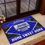 Trail-Ready SUV Doormat, All Over Print Doormat For Car Lovers CAR303 - Blue