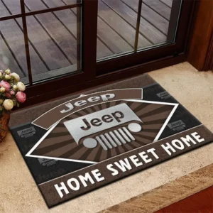 All-Terrain Utility Ride Doormat, All Over Print Doormat For Car Lovers CAR303 - Brown