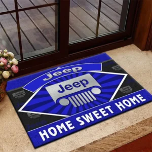 Adventure Utility Vehicle Doormat, All Over Print Doormat For Car Fans CAR303 - Red