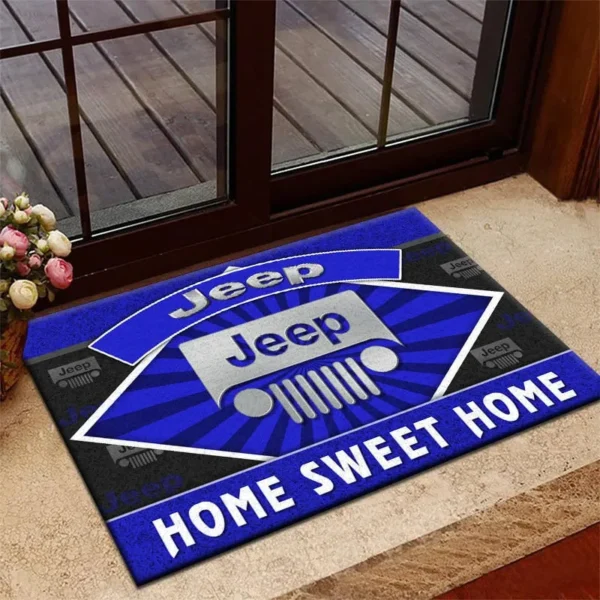Adventure Utility Vehicle Doormat, All Over Print Doormat For Car Fans CAR303 - Red