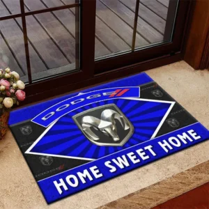 Drag Racing Vehicle Doormat, All Over Print Doormat For Car Owners CAR303 - Blue