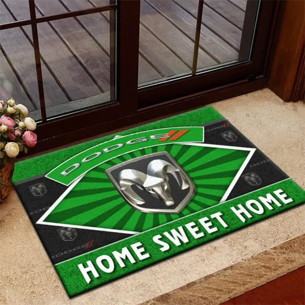 American Car Doormat, All Over Print Doormat For Car Fans CAR303 - Green