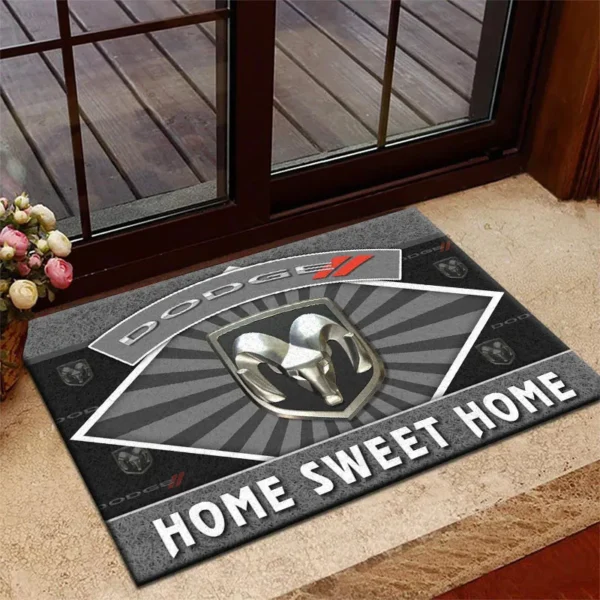 Retro Car Doormat, All Over Print Doormat For Car Fans CAR303 - Gray