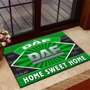 Heavy Truck Doormat, Automotive Logo Style Floor Mat CAR303 - Green