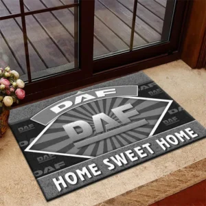 Transport Vehicle Doormat, Automotive Logo Style Floor Mat CAR303 - Gray