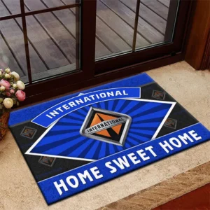 Highway King Doormat, Durable Auto-Inspired Rug for Garage or Home Entry CAR303 - Blue
