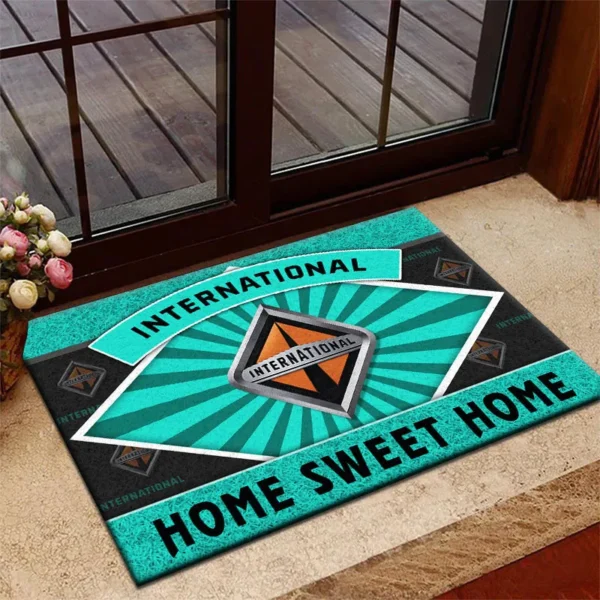 Big Load Mover Doormat, All Over Print Doormat For Car Lovers CAR303 - Cyan